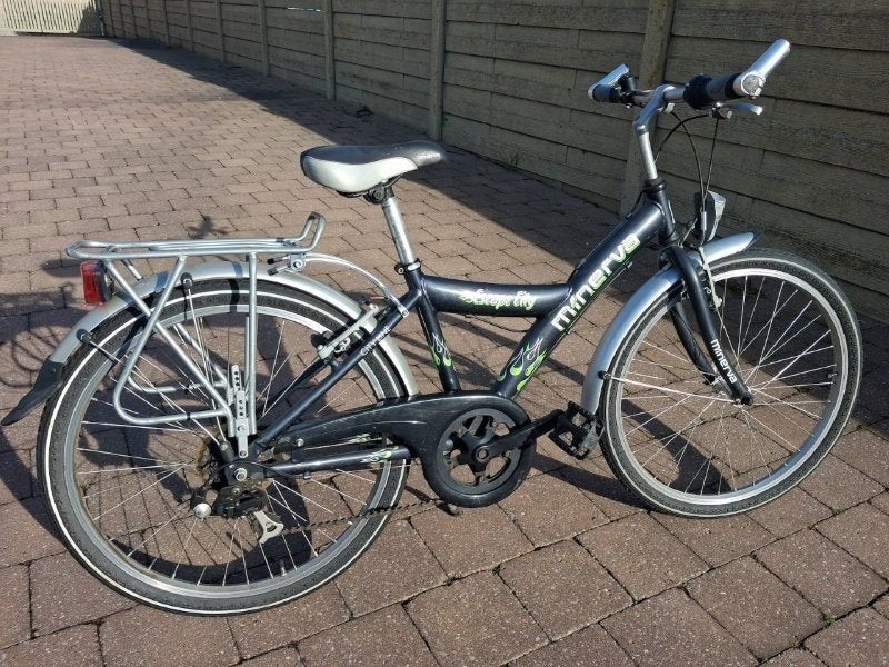 Jongensfiets alu Minerva Escape city 24inch, Ophalen, Versnellingen, Minerva, Gebruikt