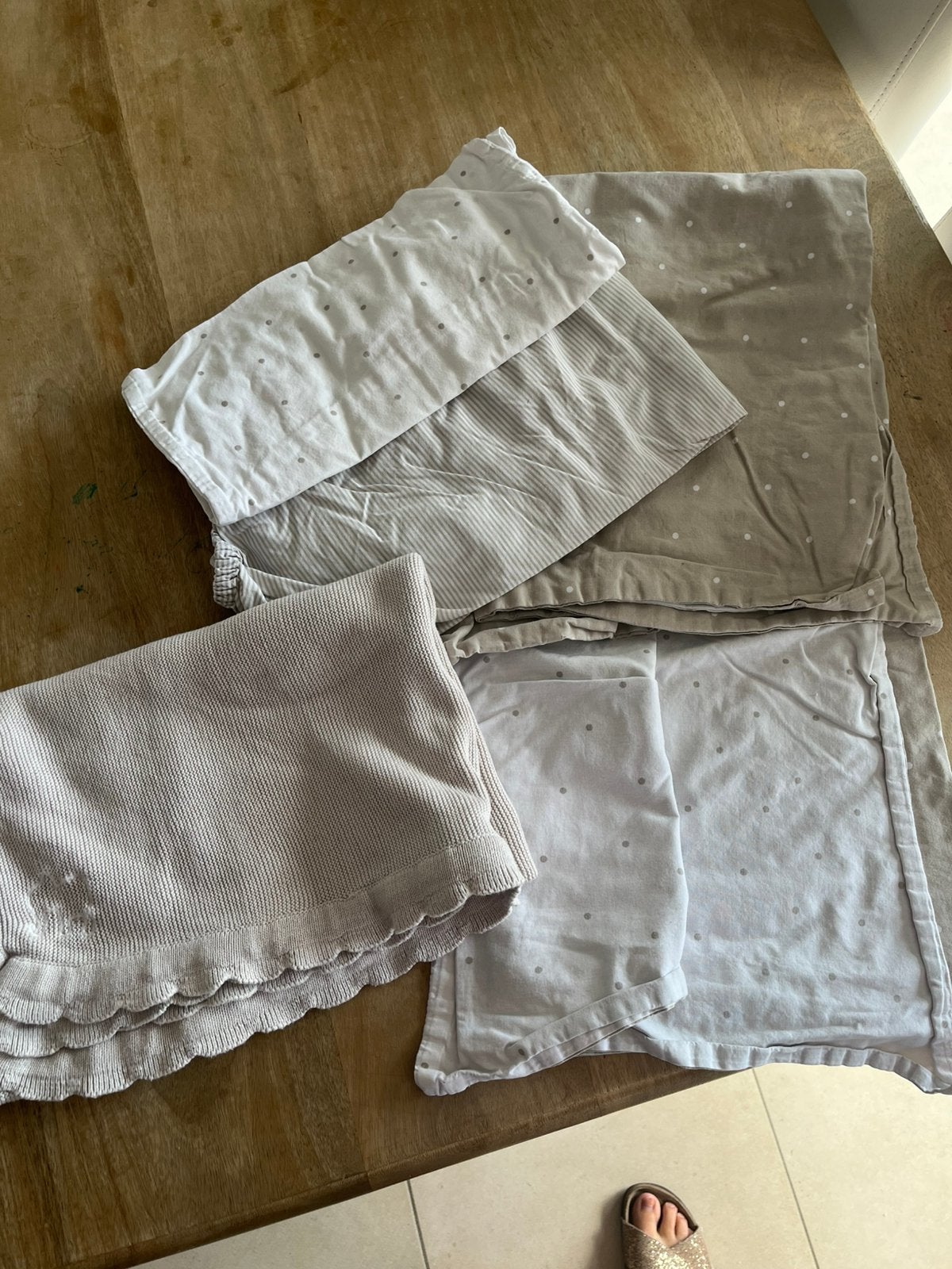 Babybedpakketje, Ophalen, Jongetje of Meisje, Beige, Beddengoedset
