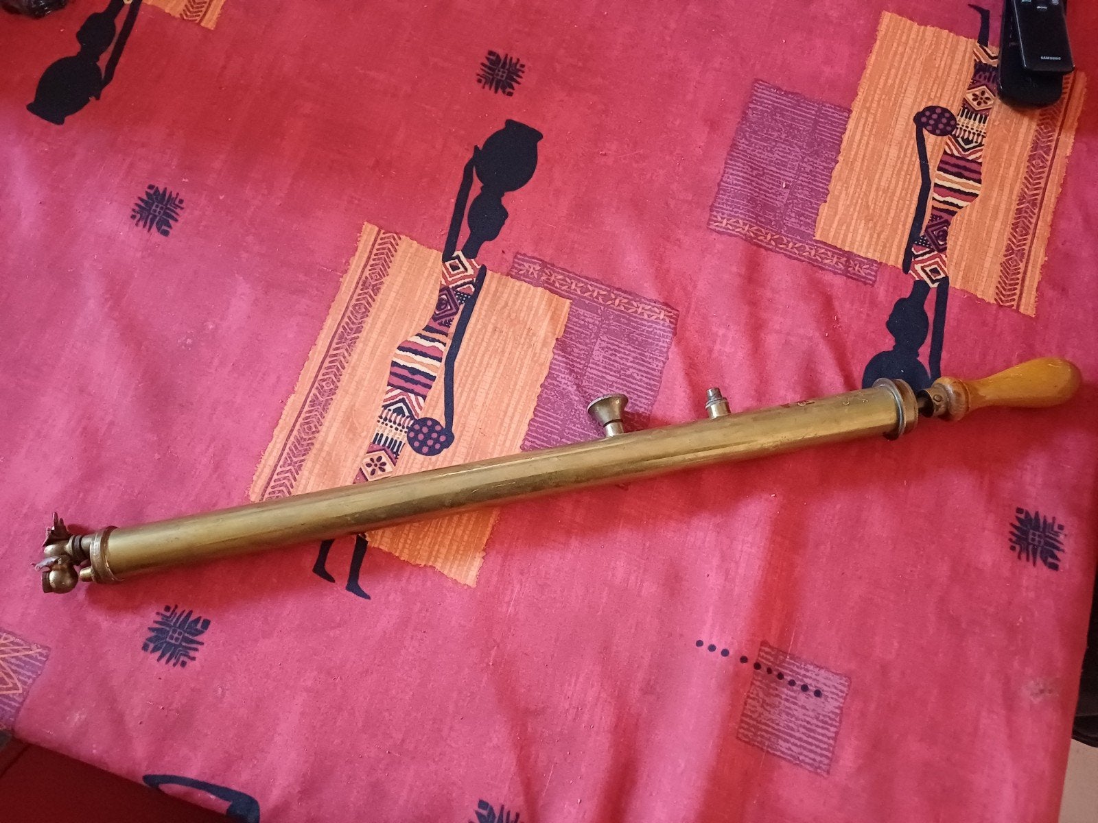 Antieke koperen/messing tuinspuit "Mysto" W.T. French & Son, Ophalen