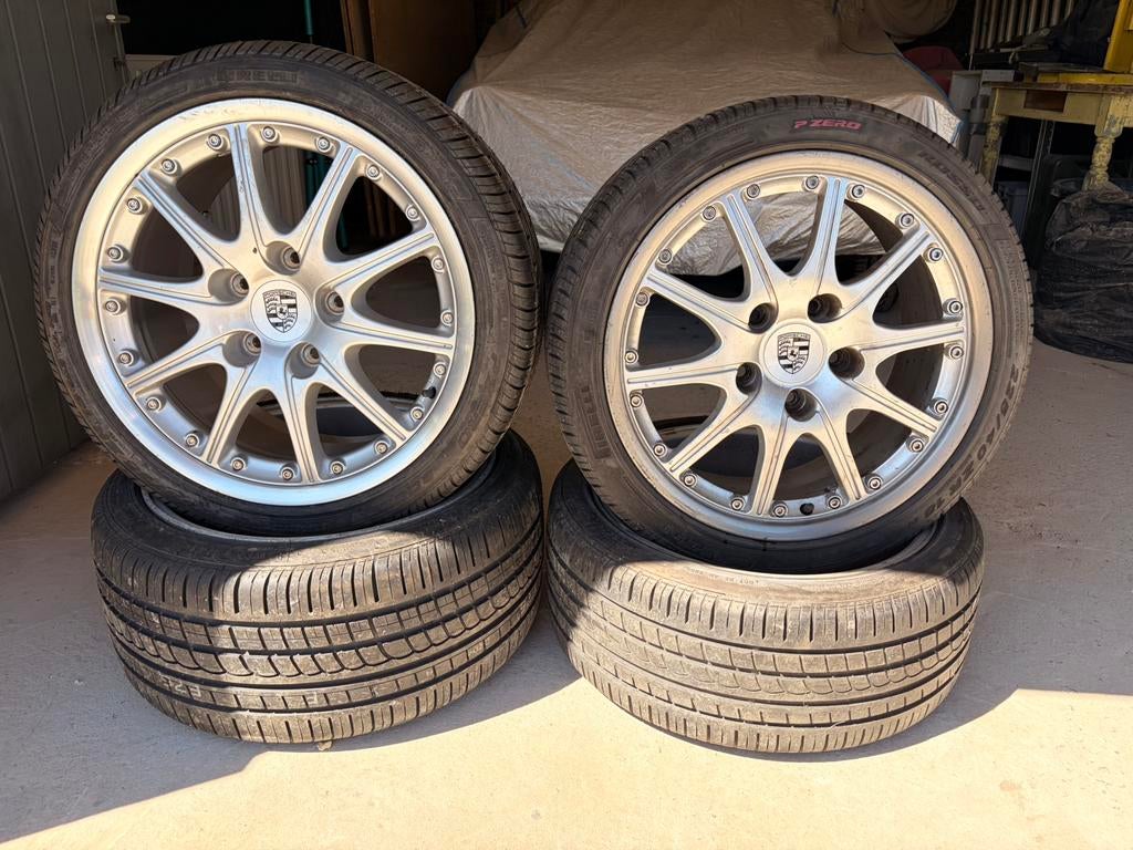 Jantes - Porsche Sport Design 18’’, Auto-onderdelen, Banden en Velgen, 18 inch, Gebruikt, Velg(en), 265 mm