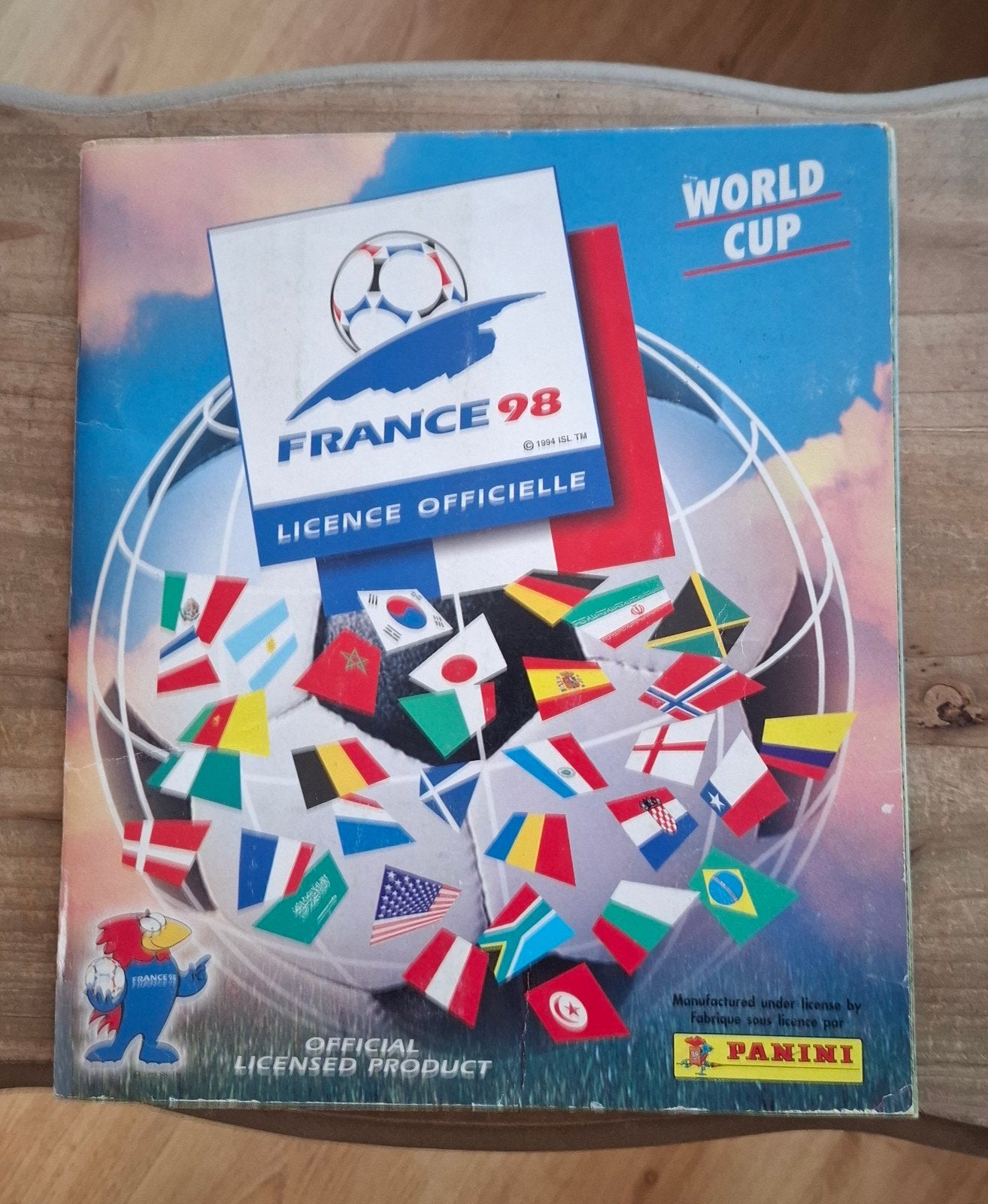Panini volledig album France 98 met Iran copy football 1998, Ophalen of Verzenden