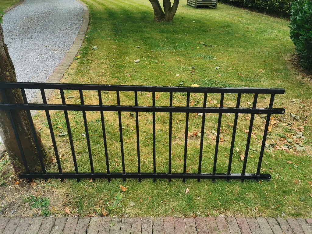 hekwerk, Ophalen, Gebruikt, IJzer, Enkelstaafmat hekwerk