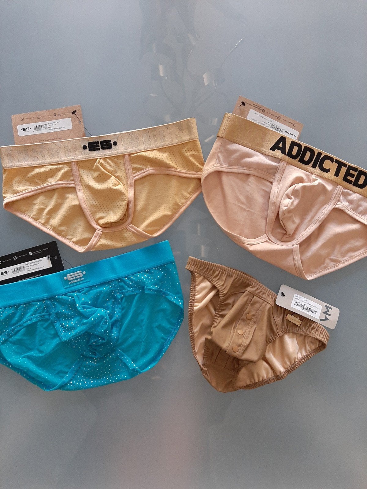 Lot  nieuw sexy slips mannen ondergoed Medium, Kleding | Heren, Ondergoed, Ophalen of Verzenden, Beige, ES Collection, Slip