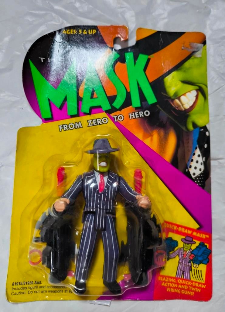 Mask Jim Carrey 1995 figurine emballage d'origine ., Enlèvement ou Envoi