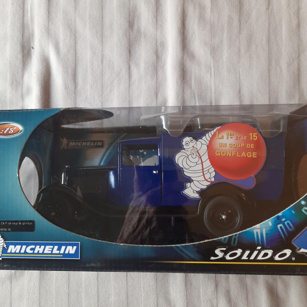 SOLIDO FRANCE 1/18:CITROEN C4F MICHELIN*VINTAGE*NEW*MIB*, Hobby en Vrije tijd, Modelauto's | 1:18, Nieuw, Auto, Solido, Ophalen