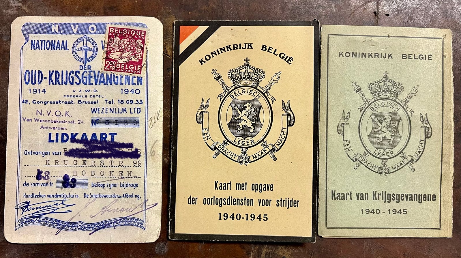 set complet du prisonnier de guerre Stalag XVII-B Hoboken, Collections, Enlèvement ou Envoi
