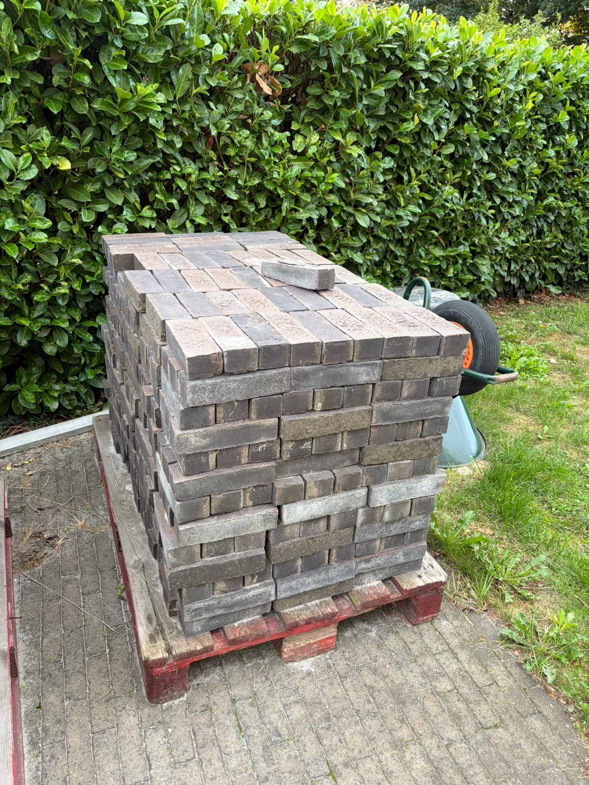 Vande Moortel Septima klinkers antraciet 215x52x70 ca. 16m², Ophalen, Zo goed als nieuw, Klinkers