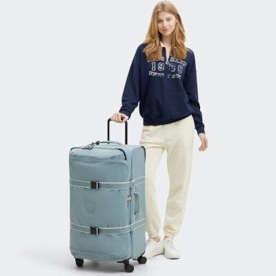 KIPLING Grote Spontaneous L koffer - grijs - 28 x 78 x 41 cm, Ophalen, Gebruikt, 70 cm of meer, Slot