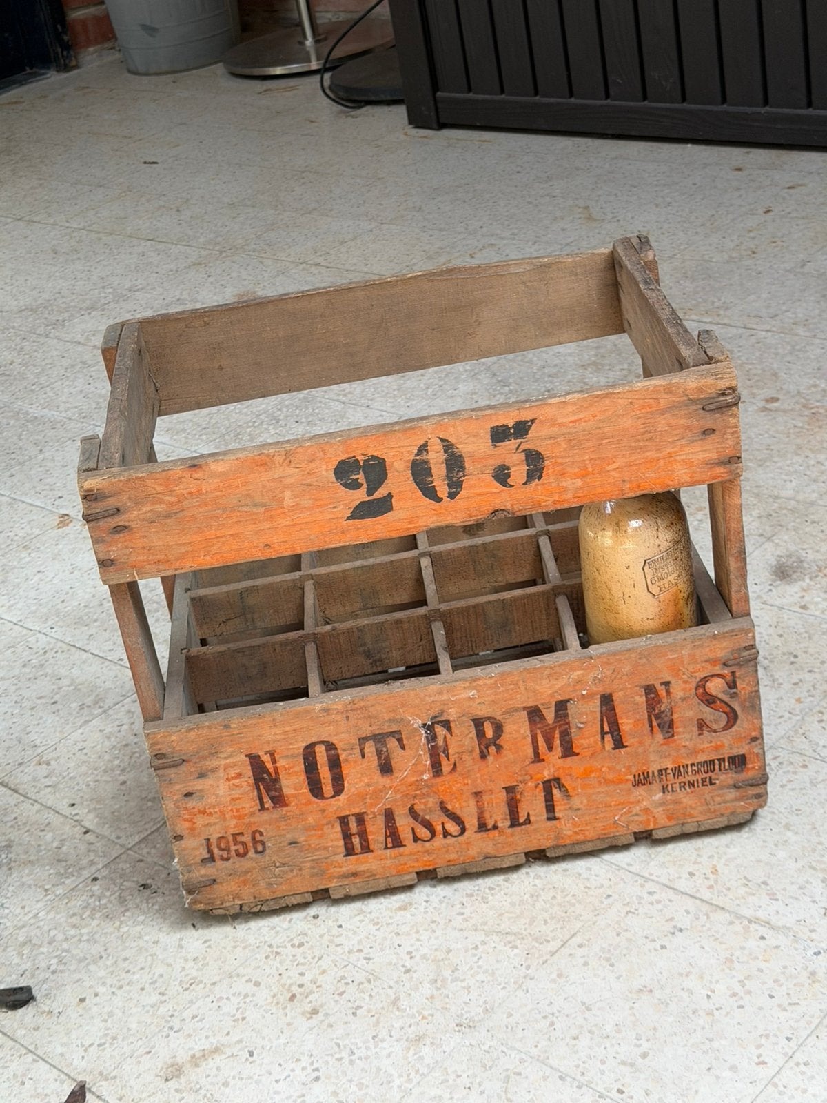 Genever kist Notermans distillerie, Collections, Enlèvement, Utilisé