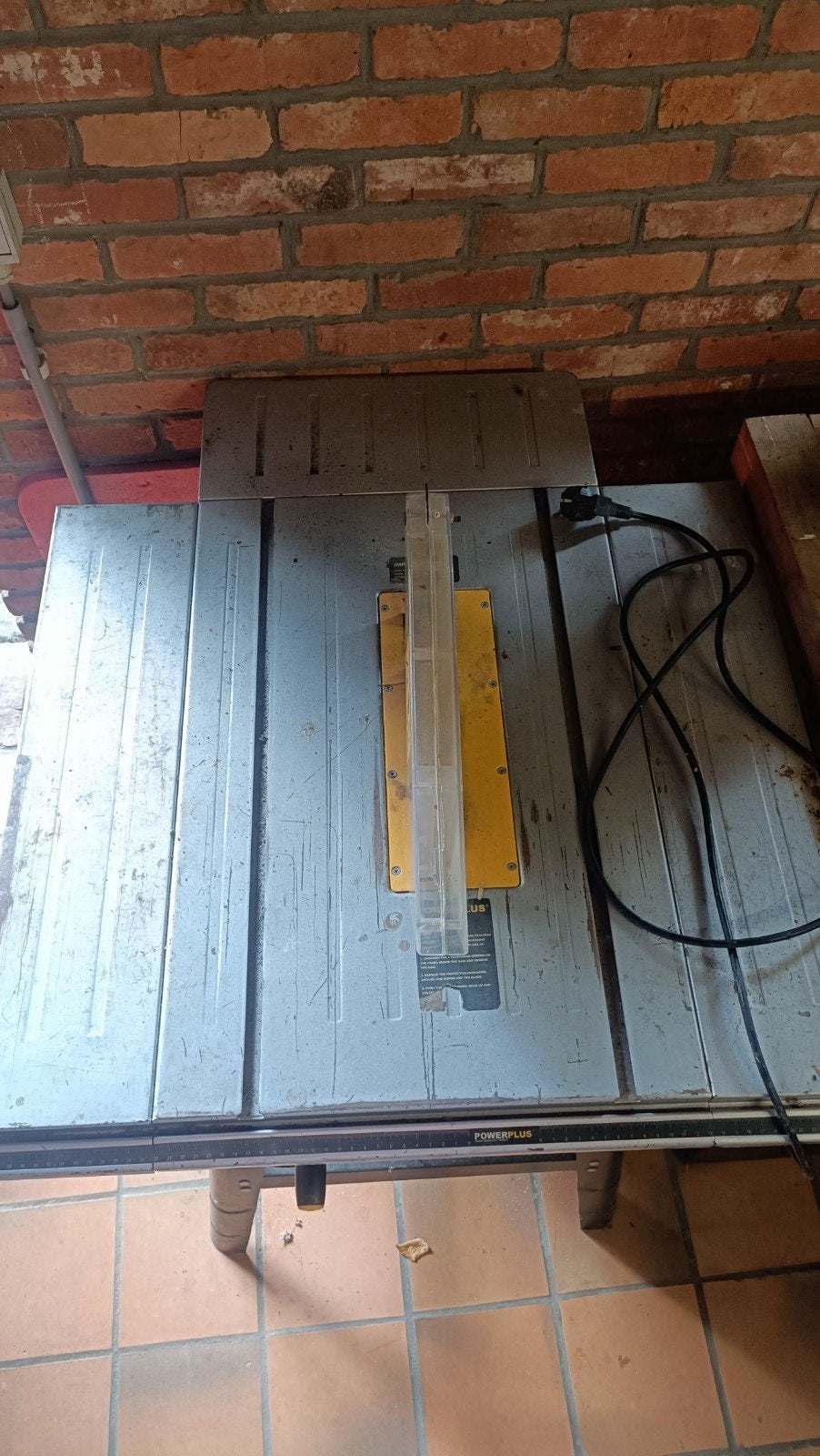 zaagtafel, Doe-het-zelf en Bouw, Gereedschap | Zaagmachines, Ophalen, Gebruikt, Cirkelzaag, Powerplus