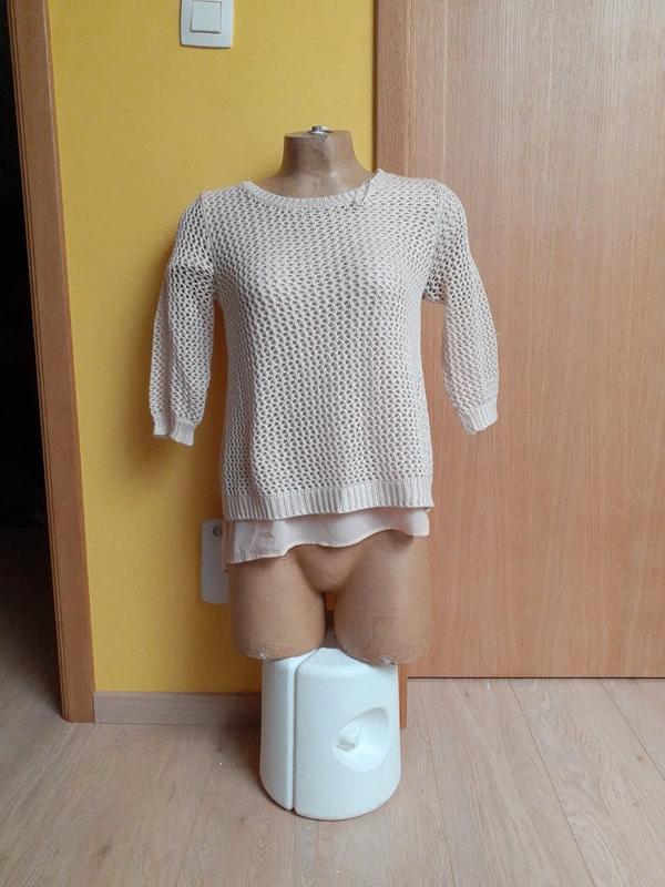Plum Tree trui — Rozebeige — Maat S (36/8), Plum tree, Beige, Ophalen of Verzenden, Maat 36 (S)