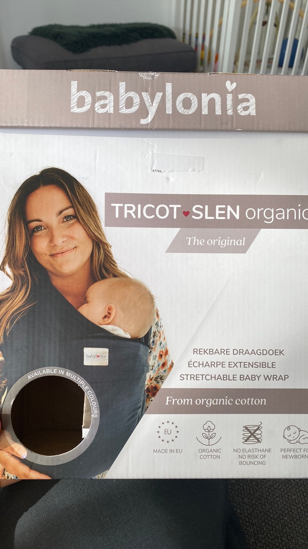 Draagdoek baby - Babylonia Tricot Slen organic, Enlèvement, Comme neuf, Écharpe de portage