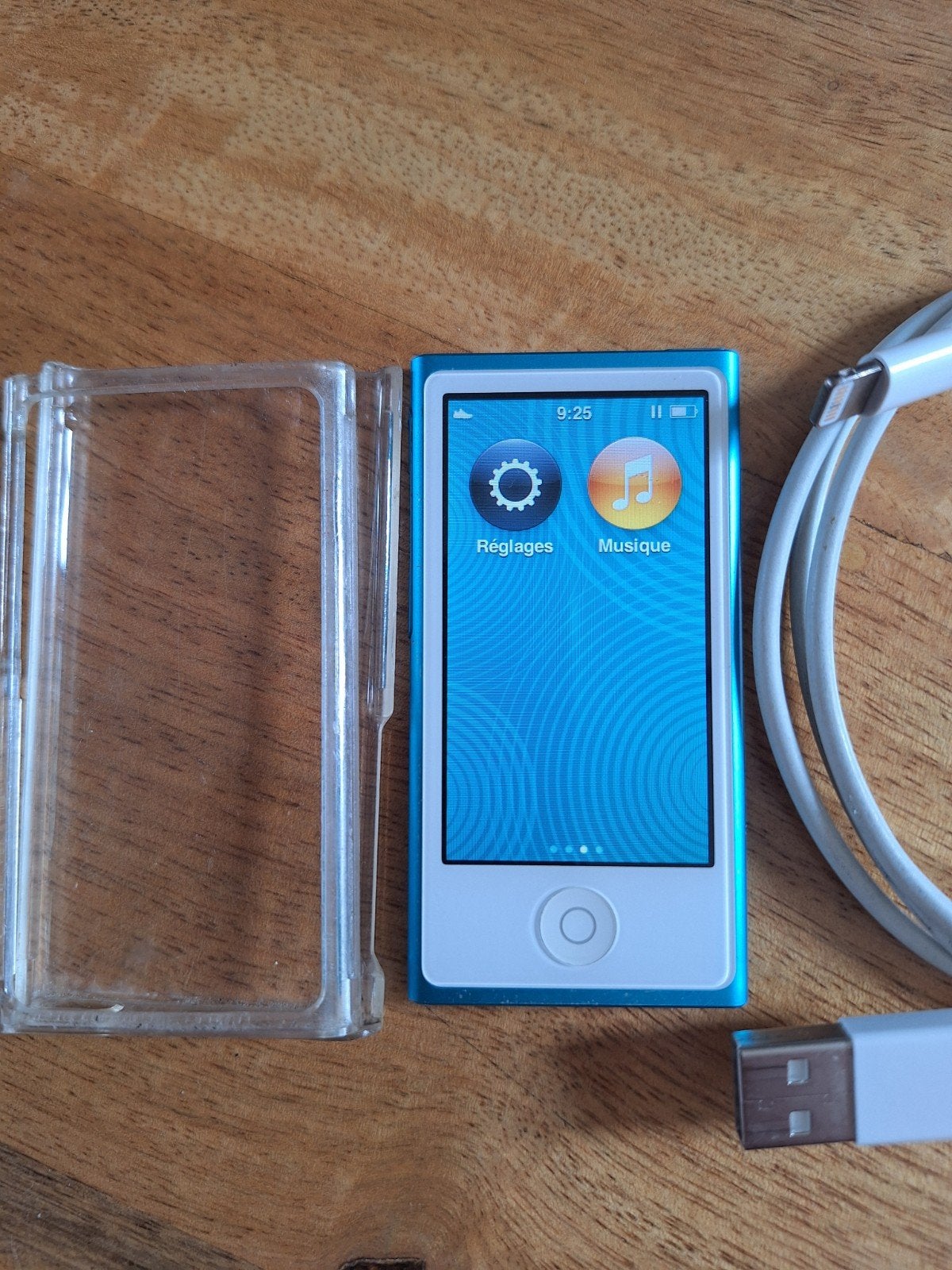 Apple iPod Nano 7ème génération 16 Go - Bleu (+ câble & coqu, Audio, Tv en Foto, Mp3-spelers | Apple iPod, Ophalen, Blauw, Nano