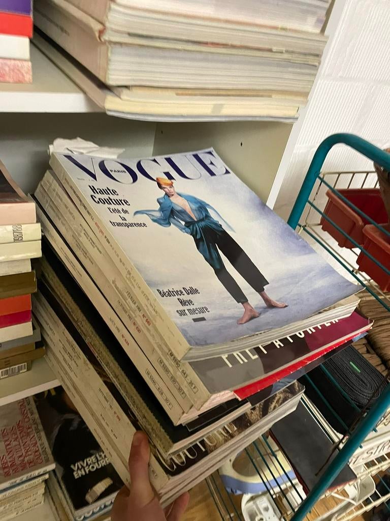 Vintage modemagazines, Ophalen