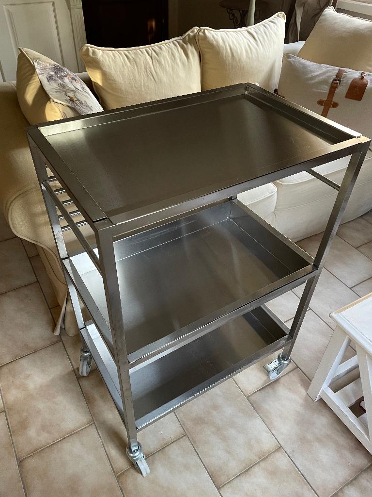 desserte inox usage domestique ou médical, Enlèvement, Comme neuf, Métal