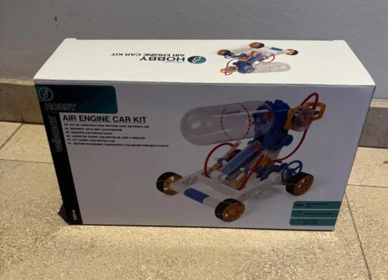 Air engine car kit, Kinderen en Baby's, Speelgoed | Educatief en Creatief, Nieuw, Bouwen, Met geluid, Ophalen