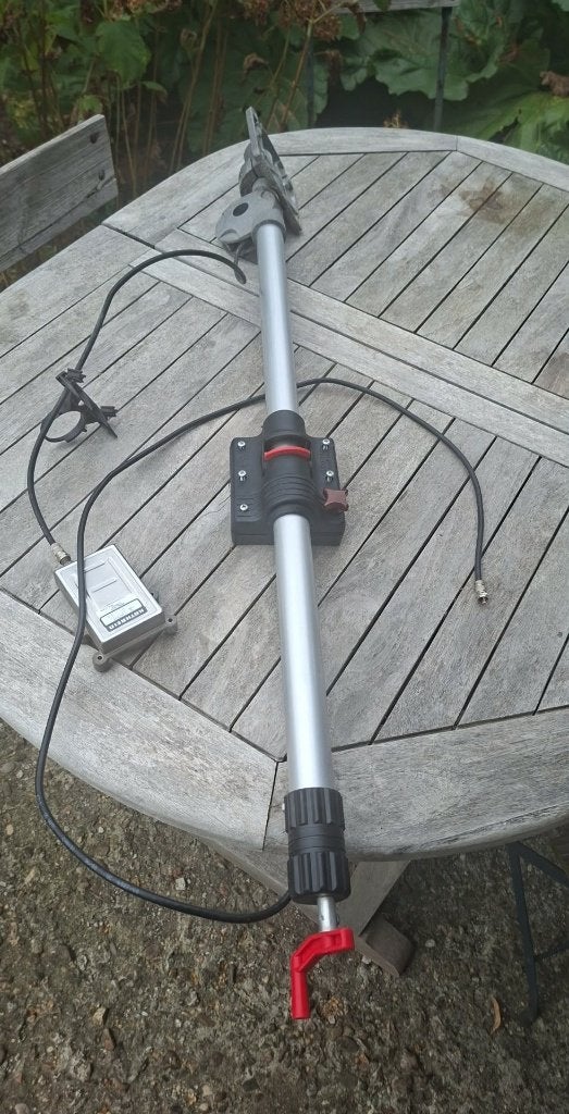 satalliet draaibare mast camper, Telecommunicatie, Antennes en Masten, Ophalen, Gebruikt, Mast