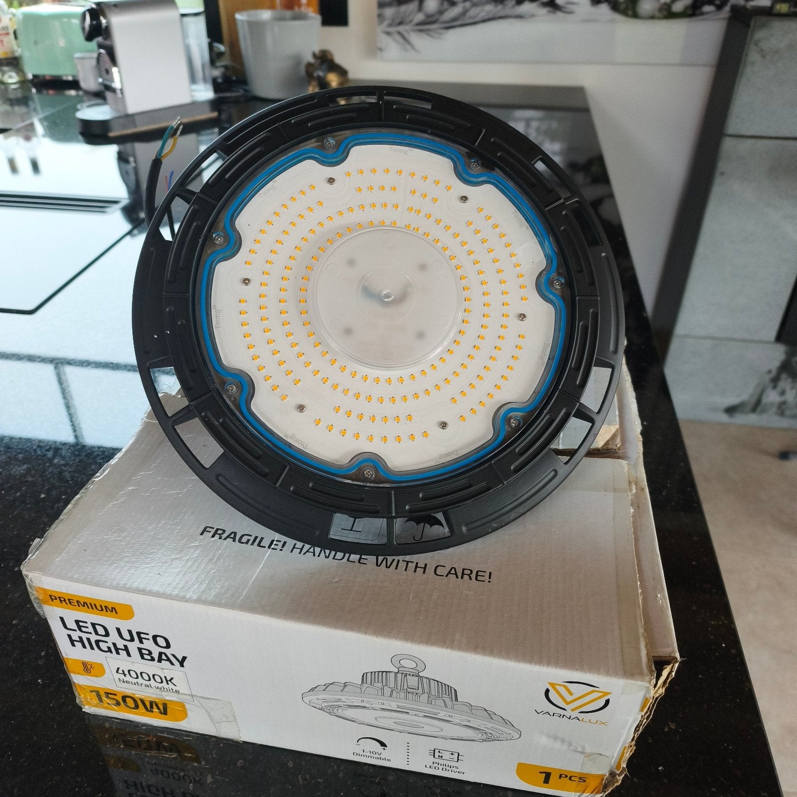Suspension LED 150 W 4000 K 310mm, Enlèvement ou Envoi, Neuf, 50 à 200 watts, Lampe