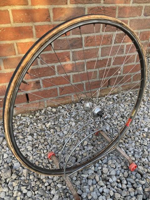 Retro koerswielen Campagnolo Nuovo Record, Fietsen en Brommers, Fietsonderdelen, Ophalen, Racefiets, Band