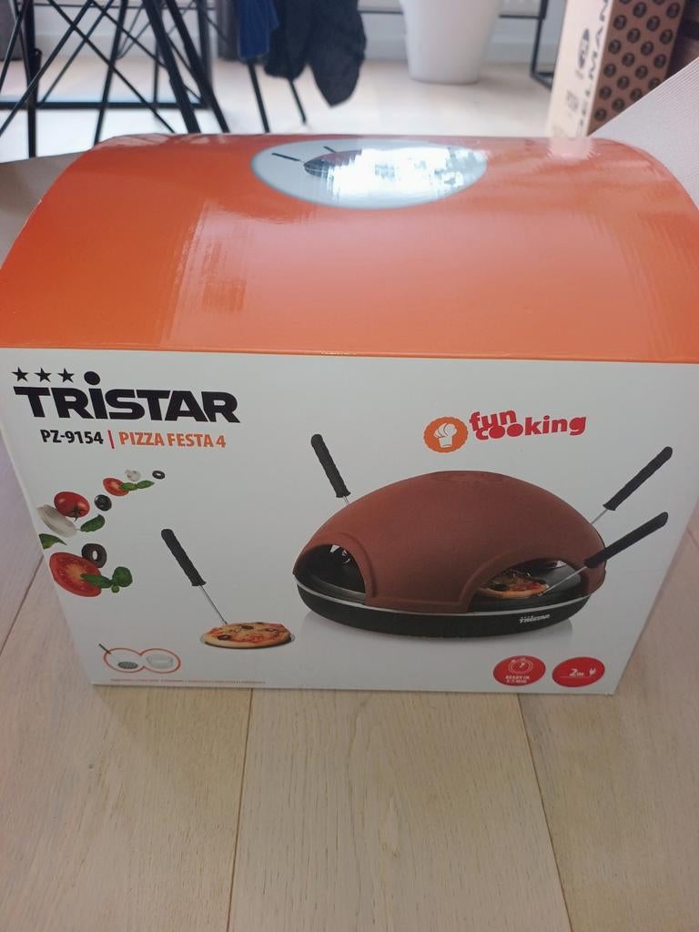 Mini pizza maker 4 personen Tristar PZ-9154, Ophalen
