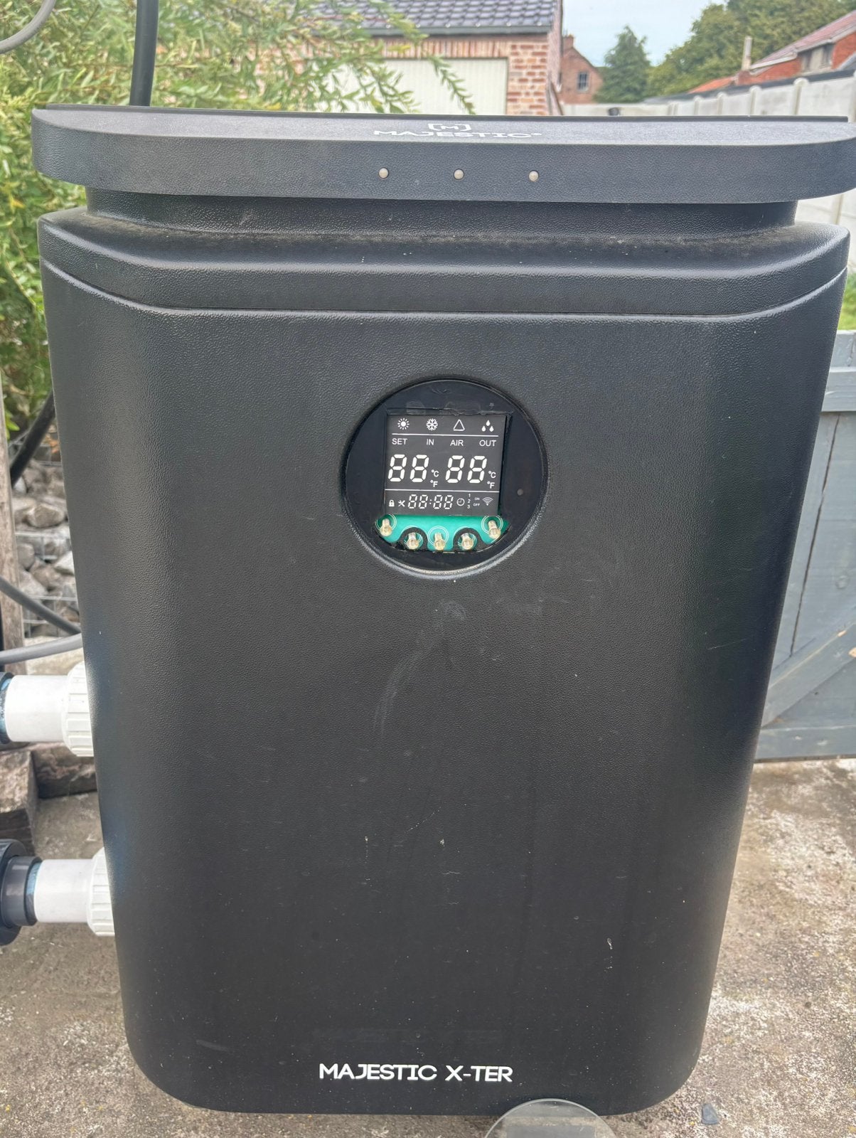 POMPE A CHALEUR PISCINE MAJESTIC X-TER FULL INVERTER 10kw, Enlèvement, Utilisé