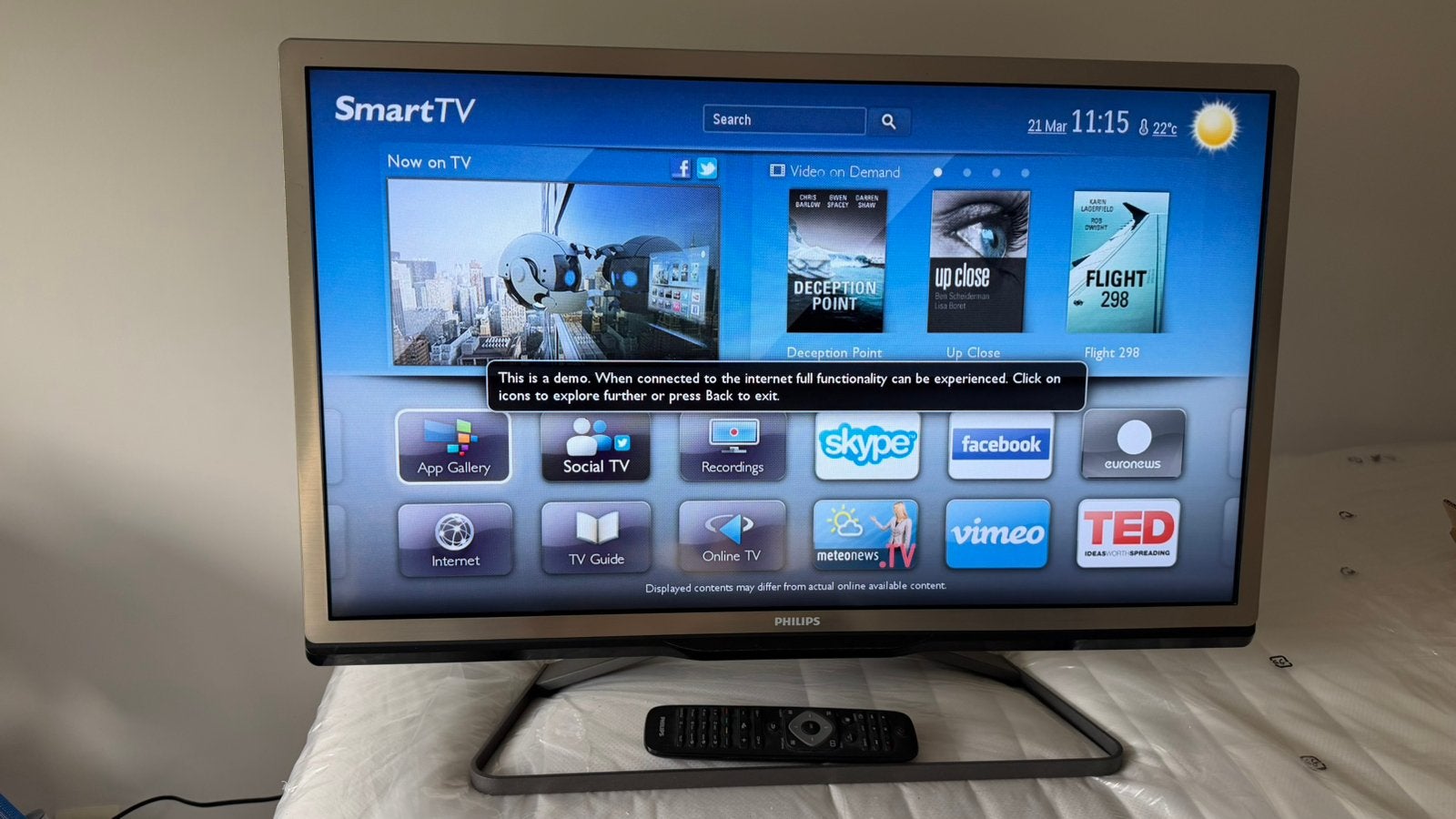 Philips 32 inch HDTV, TV, Hi-fi & Vidéo, Télévisions, Philips, LCD, 80 à 100 cm, Enlèvement