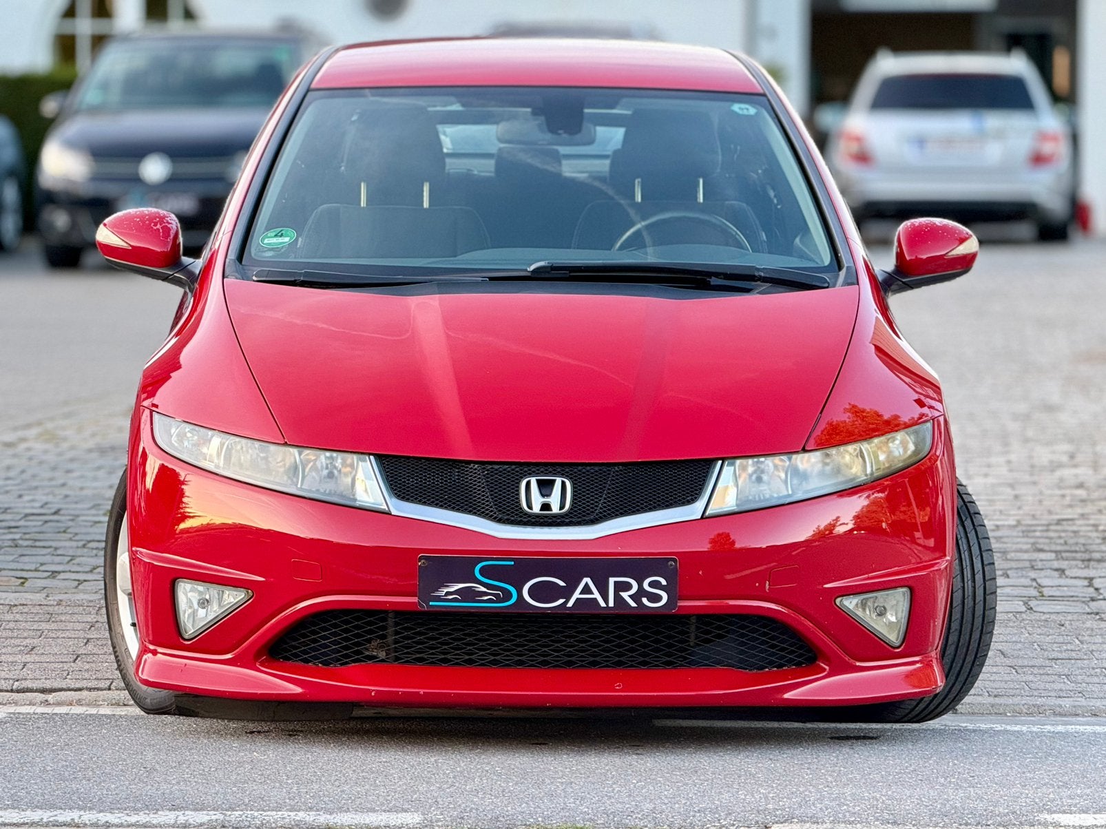 Honda Type S 1.4i ** 135.000 km ** 2009 ** Airco **, Autos, Rouge, Achat, Boîte manuelle, 5 places