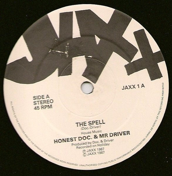 Honest Doc. & Mr Driver - The Spell, Enlèvement ou Envoi, Utilisé, 12 pouces, House