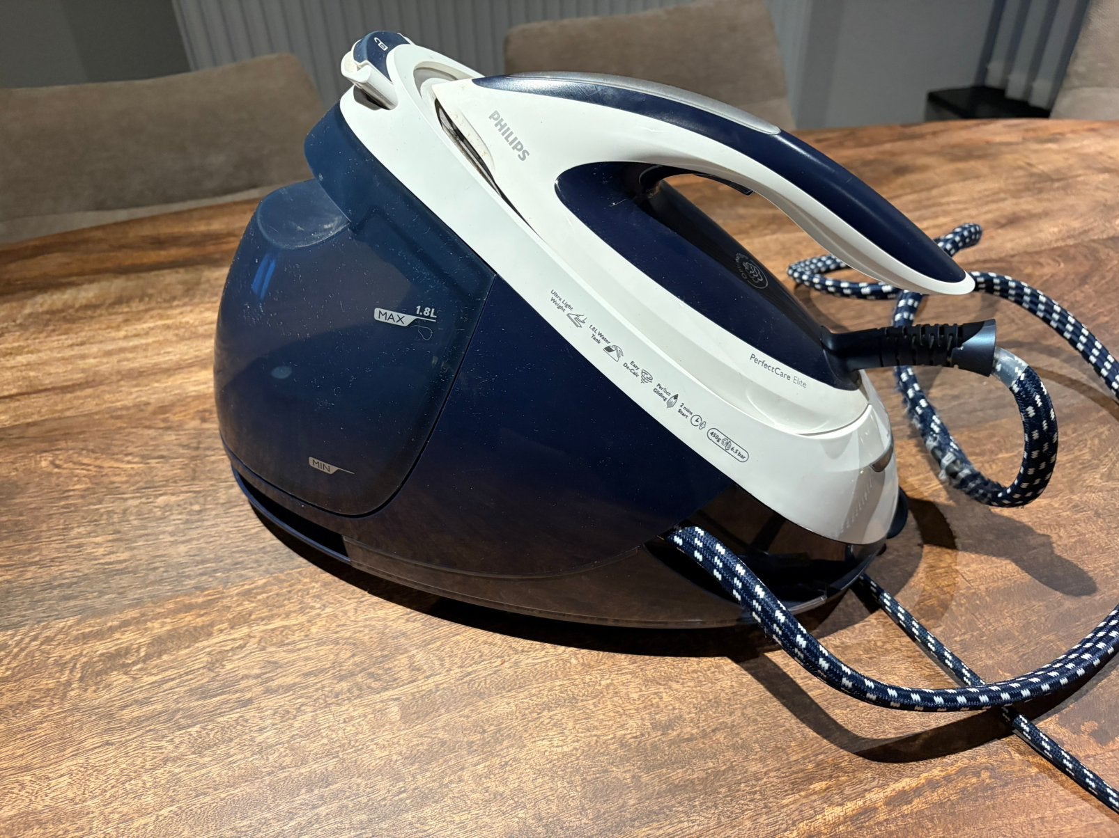 Philips stoom strijkijzer, Elektronische apparatuur, Strijkijzers en Strijkplanken, Ophalen, Gebruikt, Strijkijzer met snoer