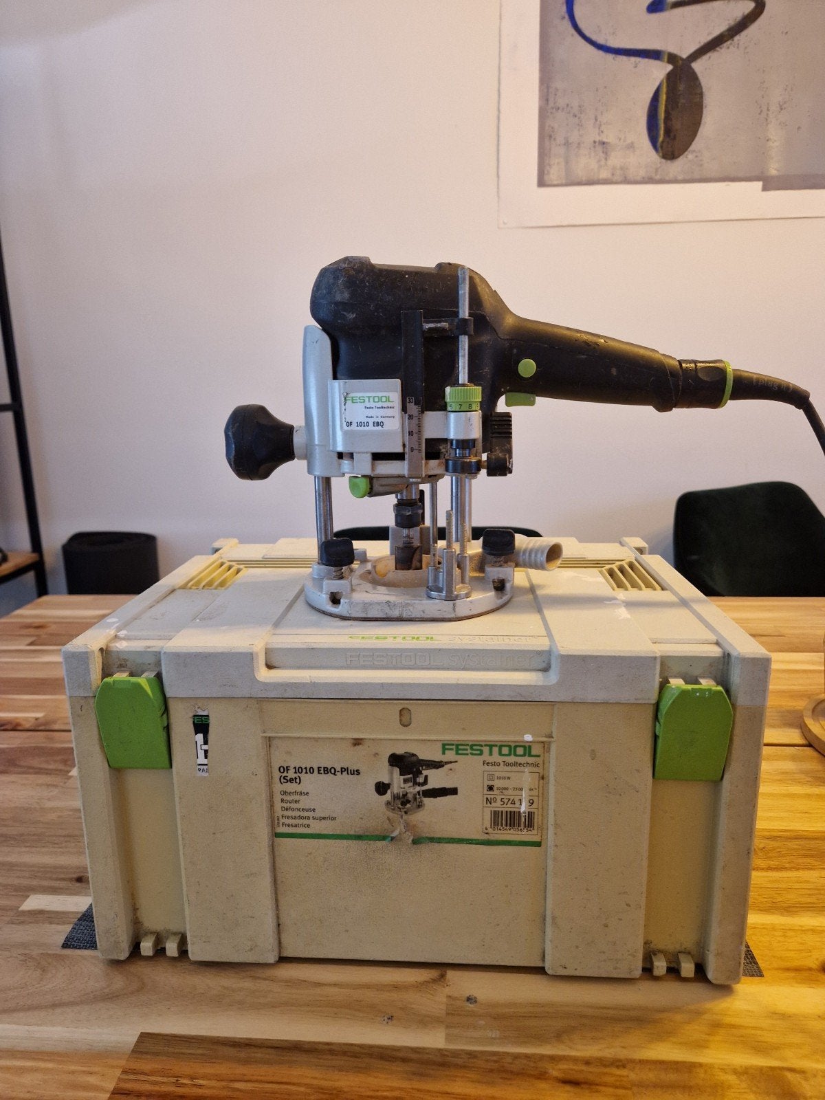 Festool freesmachine QF 1010 ebq plus (set), Doe-het-zelf en Bouw, Ophalen