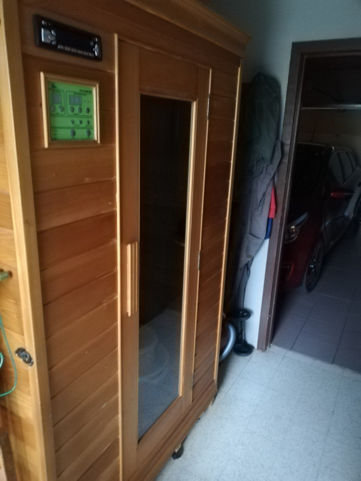 sauna infrarouge pour 2 personnes, Enlèvement, Utilisé, Infrarouge, Sauna complet