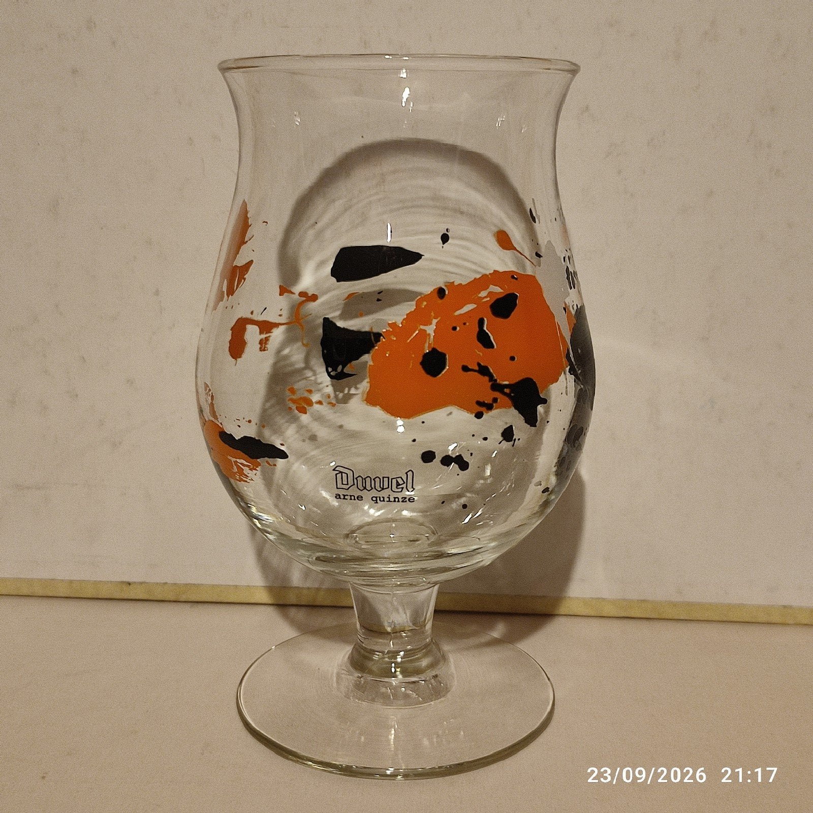 Verre DUVEL colector ., Enlèvement ou Envoi, Comme neuf, Verre ou Verres, Duvel