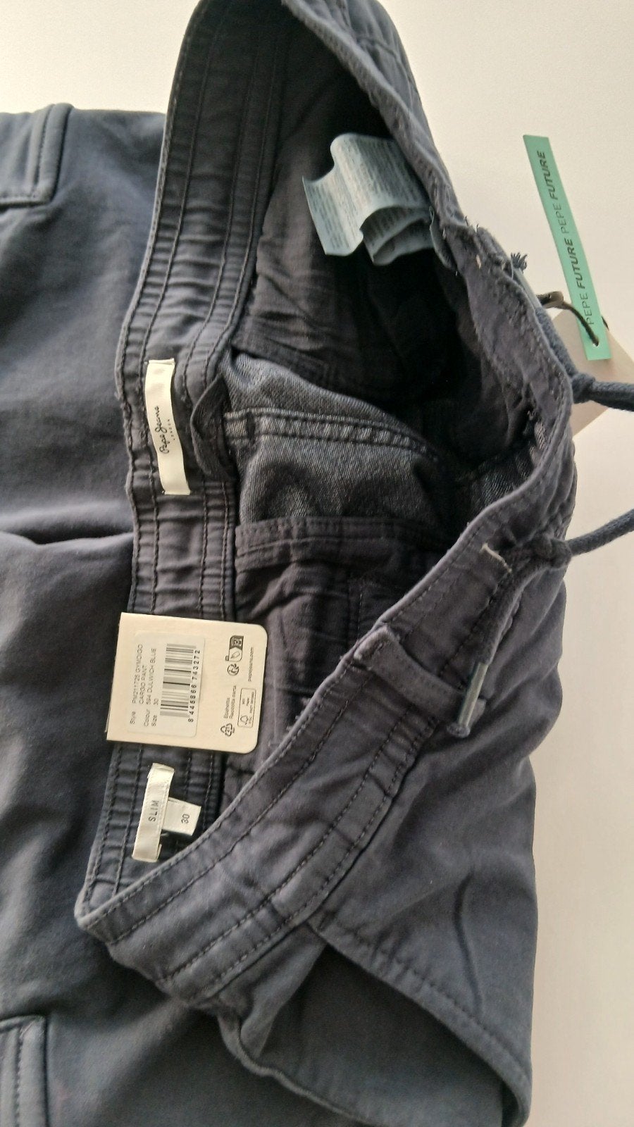 Pepe Jeans blauwe cargobroek, Kleding | Heren, Blauw, Nieuw, Overige maten, Ophalen of Verzenden