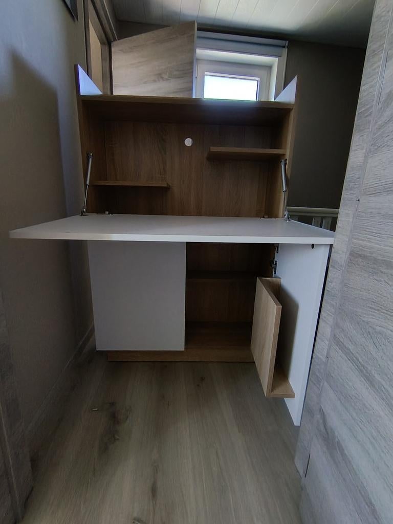 Inklapbare bureau, Ophalen