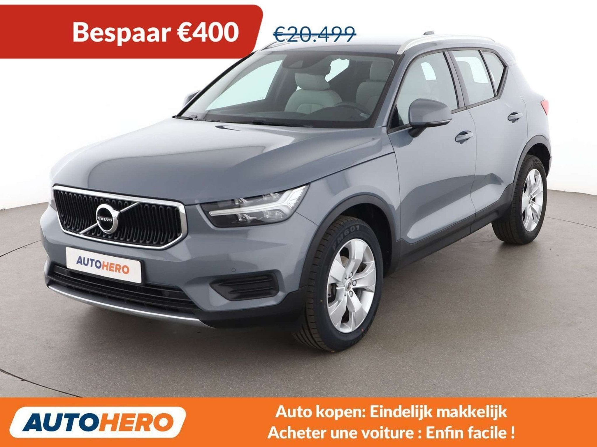 Volvo XC40 1.5 T3 Momentum Pro 2WD (automatique), Autos, Volvo, Cuir, Argent ou Gris, Achat, Euro 6