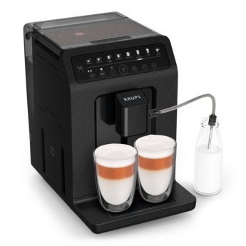 Machine à café KRUPS EVIDENCE ECO DESIGN YY4899F, Réservoir d'eau amovible, Café en grains, Combiné, 2 à 4 tasses