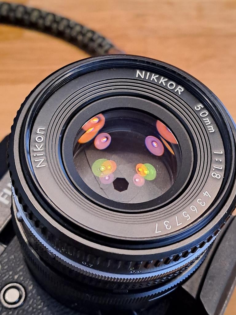 Objectif Nikon pancake 50mm 1.8 Ai-S, Enlèvement ou Envoi, Comme neuf, Lentille standard