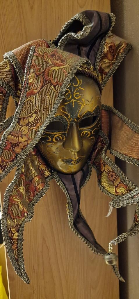 Harlekijn masker, Antiek en Kunst, Kunst | Schilderijen | Modern, Ophalen of Verzenden