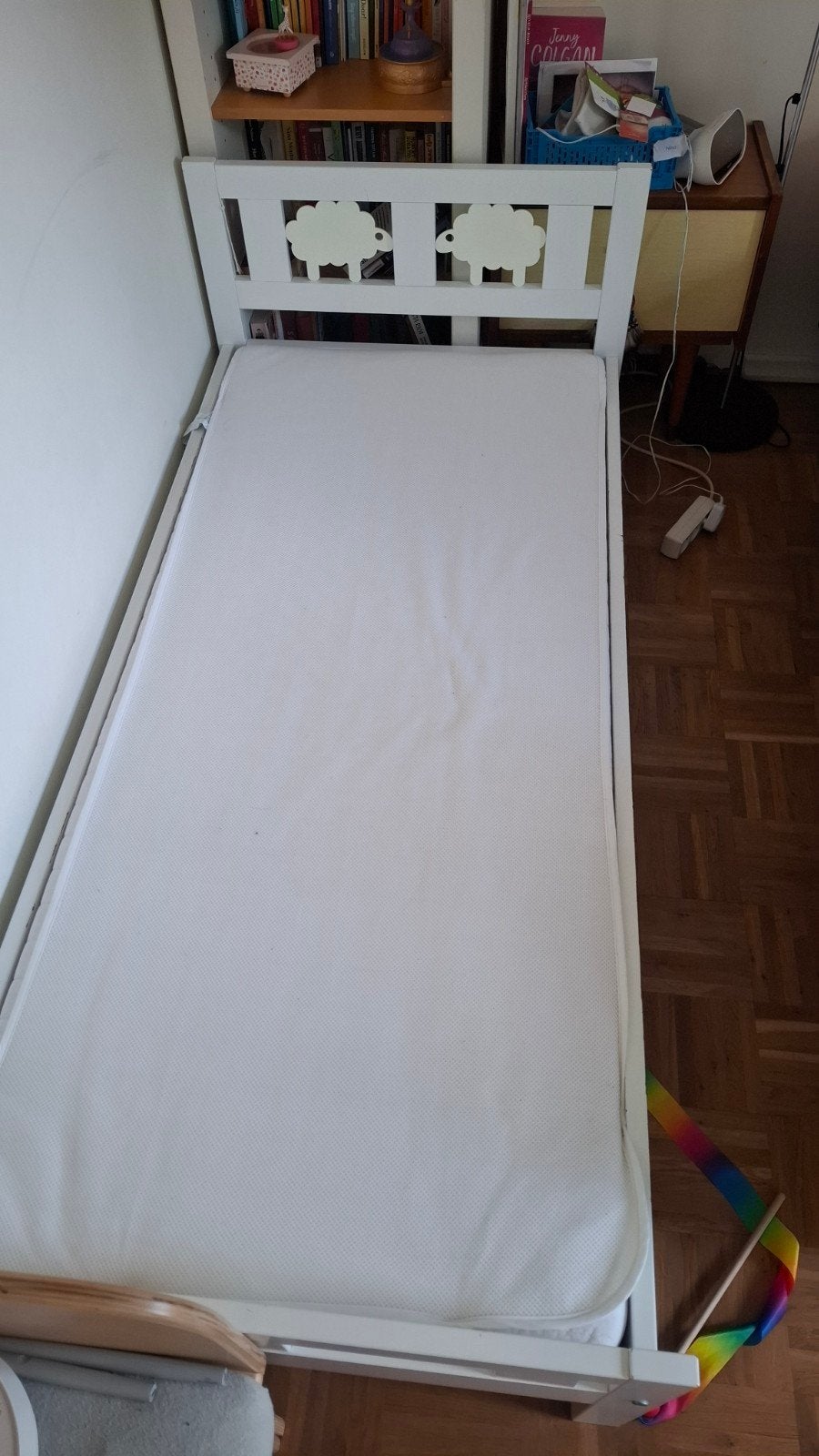 peuterbed 1m60 Kritter Ikea, Ophalen, Gebruikt, 140 tot 160 cm, Lattenbodem