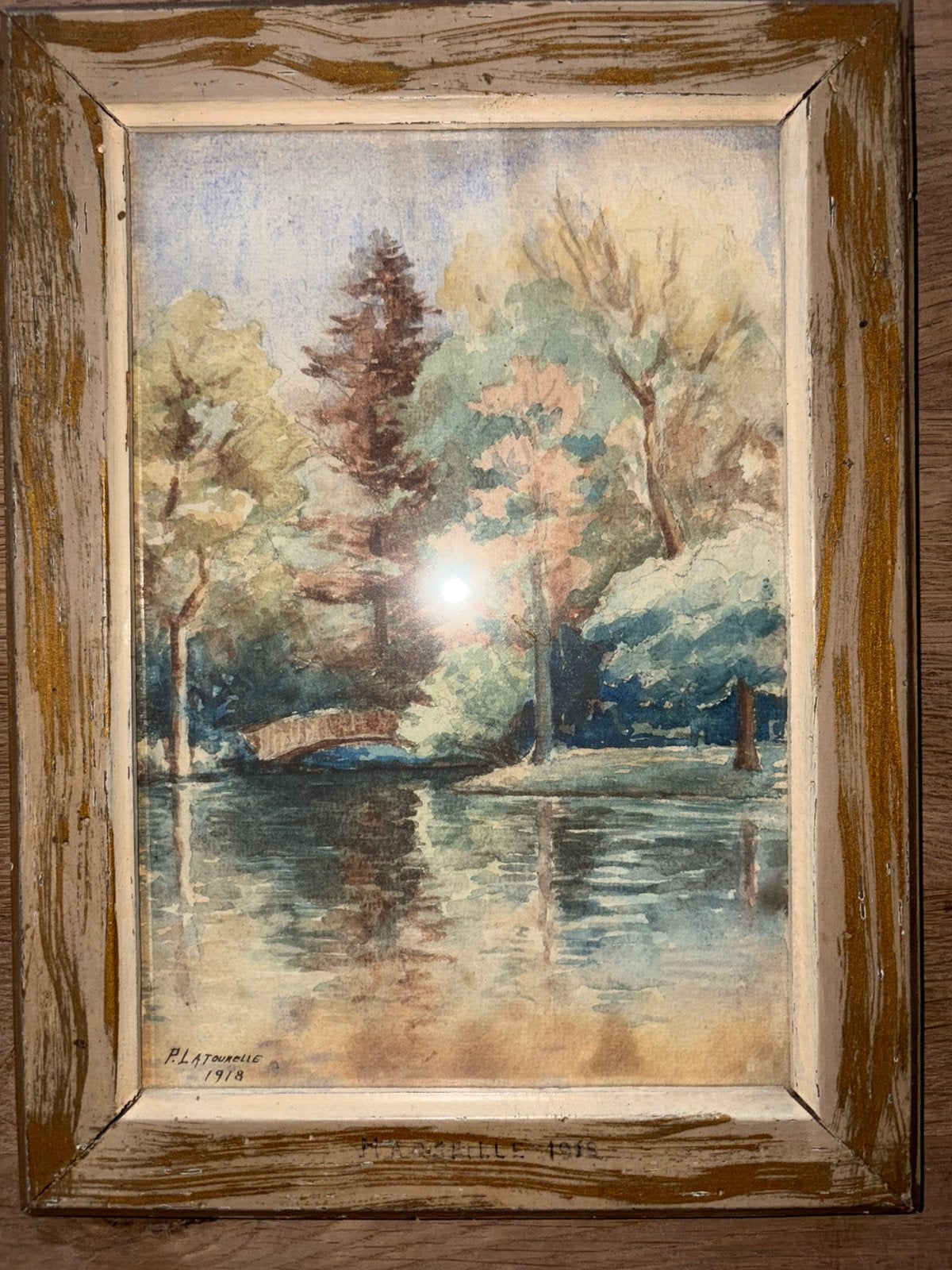 Aquarelle P.Latourelle, Antiquités & Art, Art | Peinture | Classique, Enlèvement