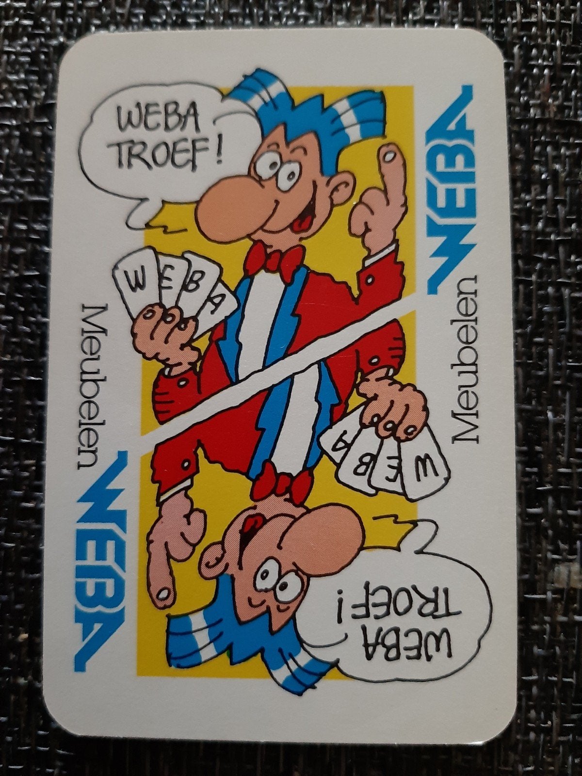 Weba joker, Enlèvement ou Envoi