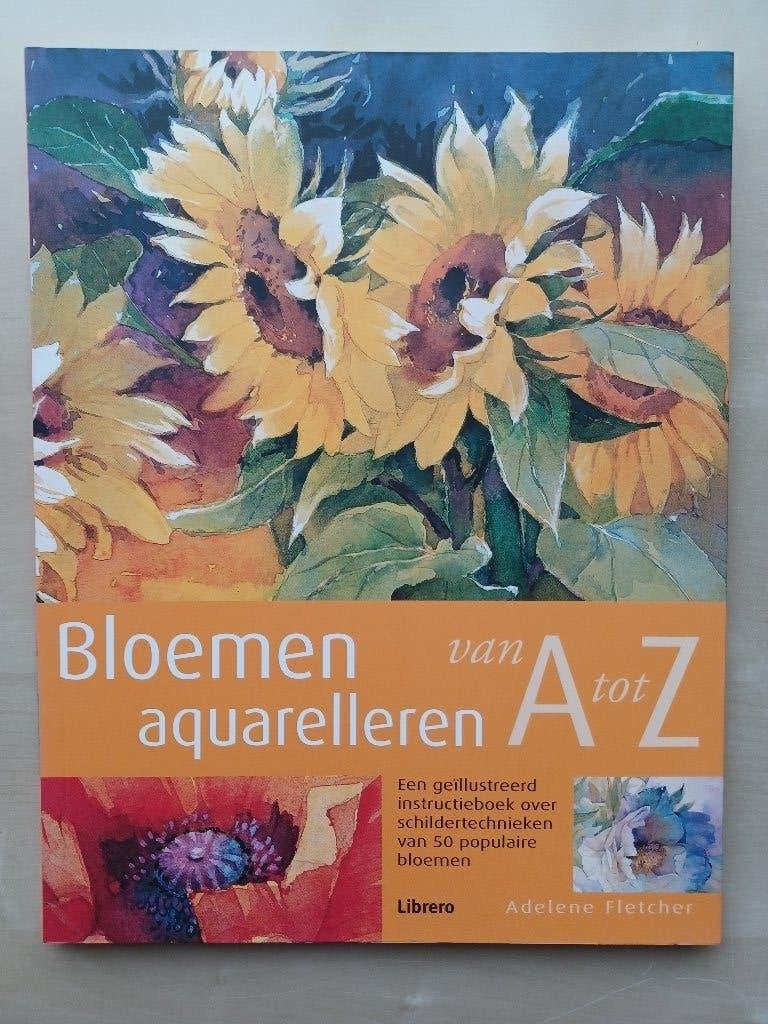 Bloemen Aquarelleren van A tot Z, Ophalen of Verzenden, Zo goed als nieuw, Tekenen en Schilderen, Adelene Fletcher