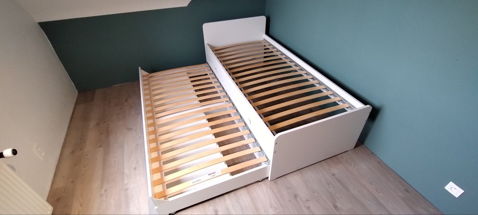 Ikea bed Släkt met uitschuifbaar bed en opberglades., Huis en Inrichting, Ophalen