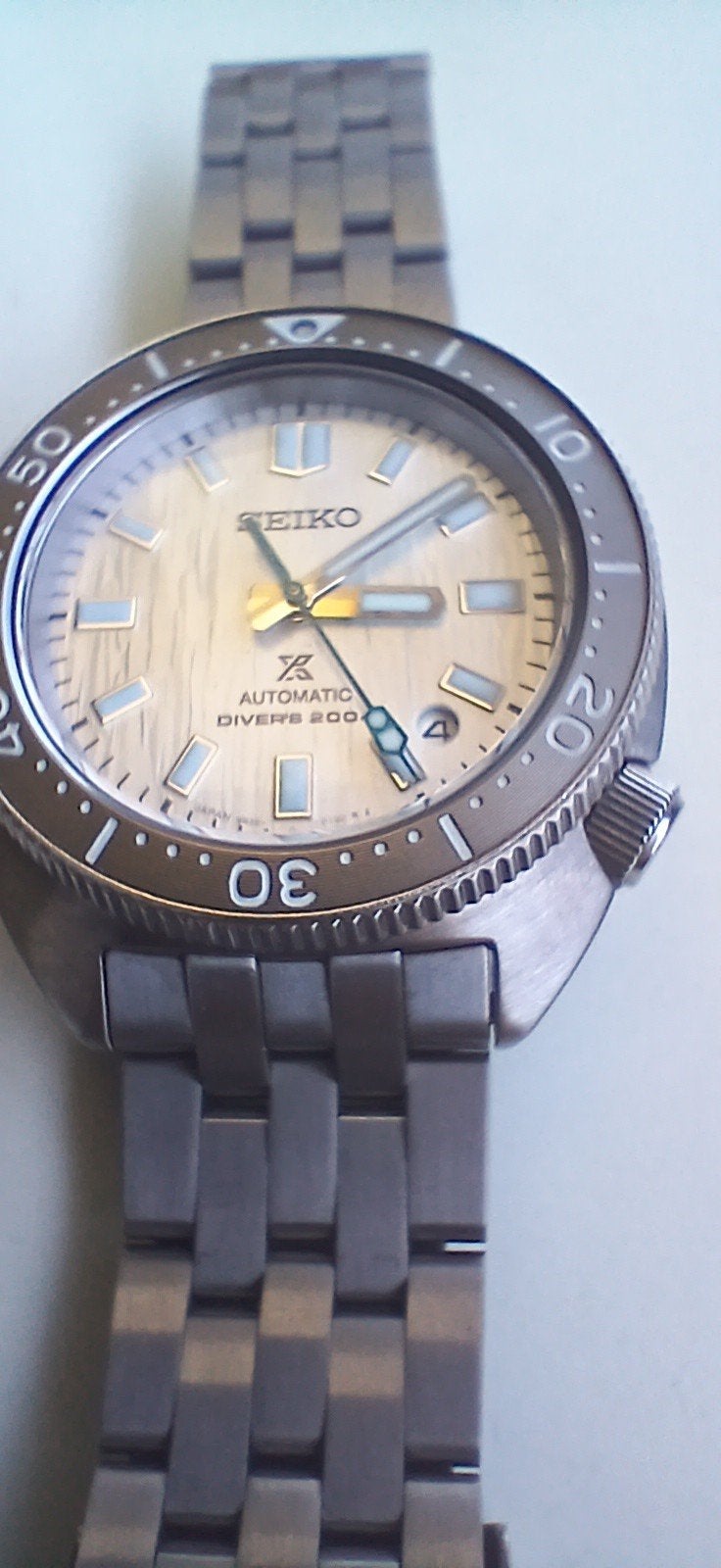montre seiko divers 200m, Handtassen en Accessoires, Horloges | Antiek, Ophalen, Staal, Seiko