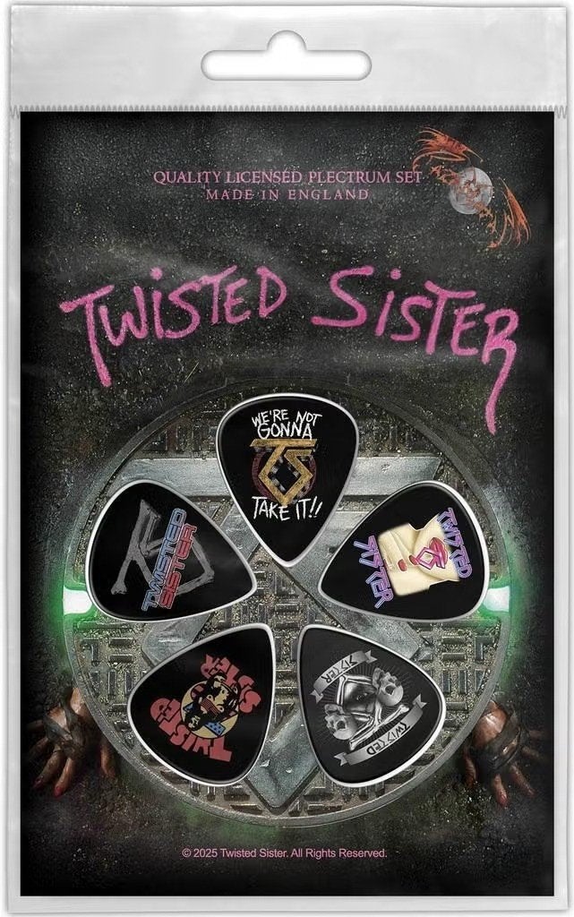 Twisted Sister Come Out and Play - Plectrum - 5-pack 1.00 mm, Enlèvement ou Envoi, Neuf