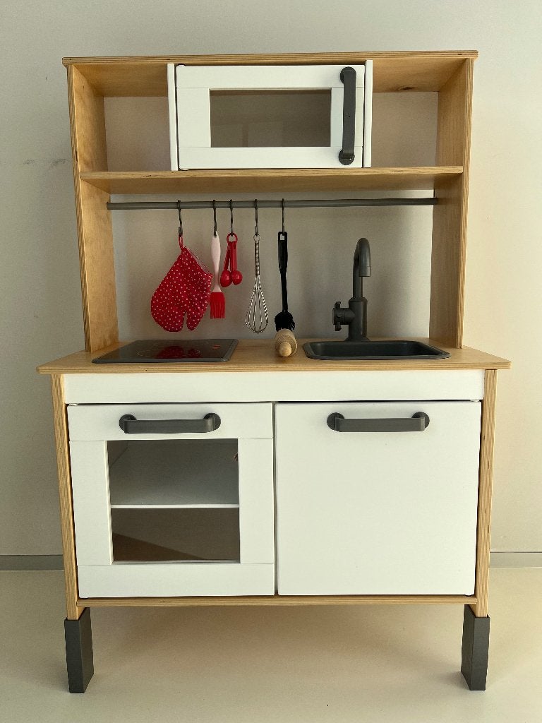 Speelkeuken met toebehoren, Ophalen, Gebruikt, Hout, Speelkeuken