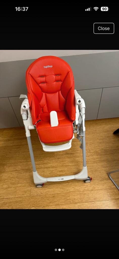 Peg Perego Prima pappa follow me, Kinderen en Baby's, Kinderstoelen, Ophalen, Zo goed als nieuw