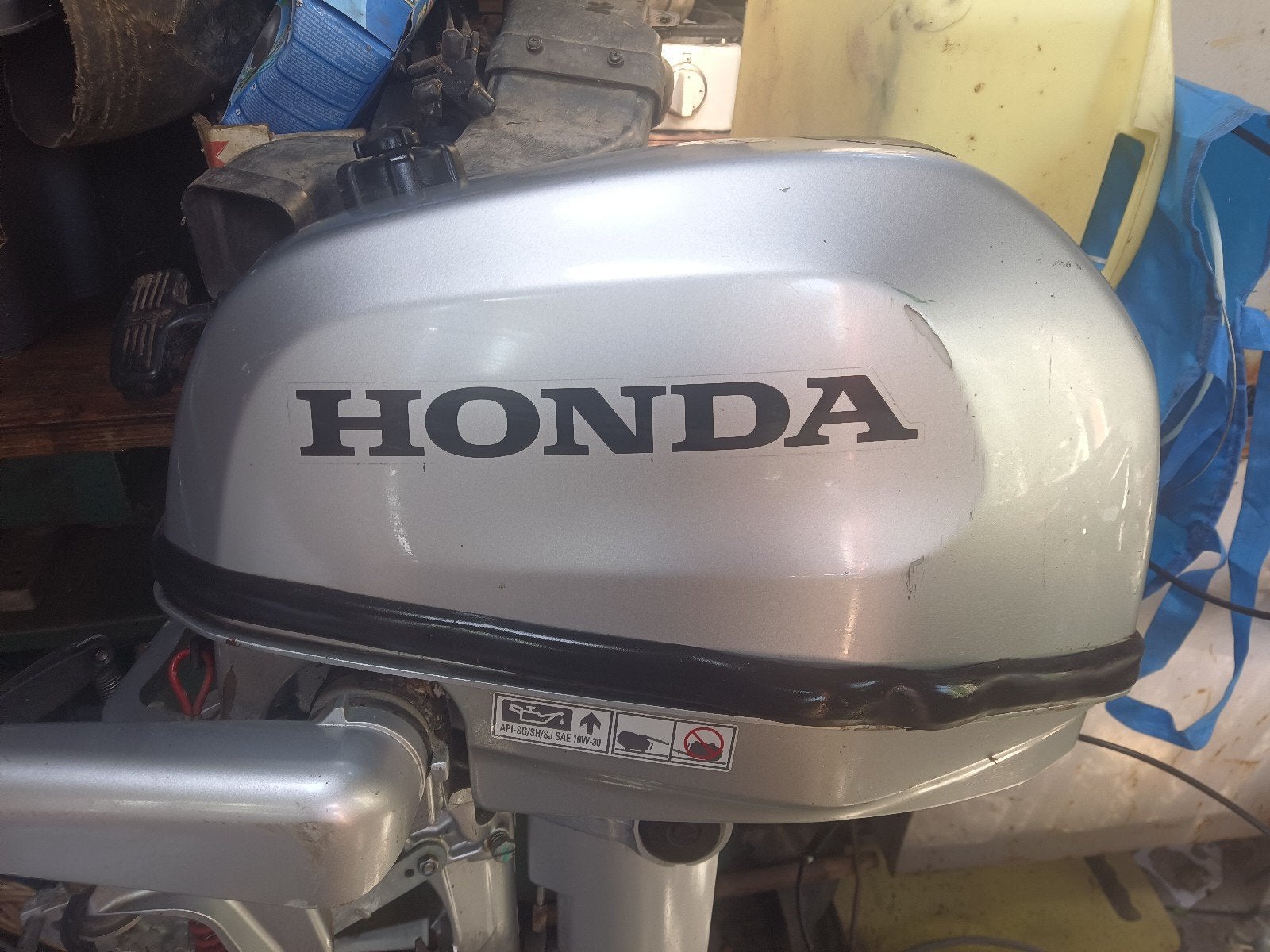 Honda 4 takt buitenboordmotor, Watersport en Boten, Buiten- en Binnenboordmotoren, Ophalen, Buitenboordmotor