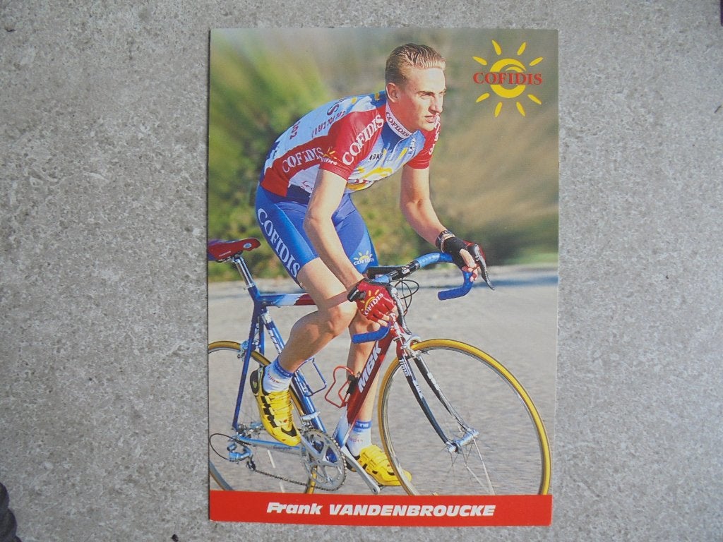 Wielerfoto Frank Vandenbroucke, Verzenden