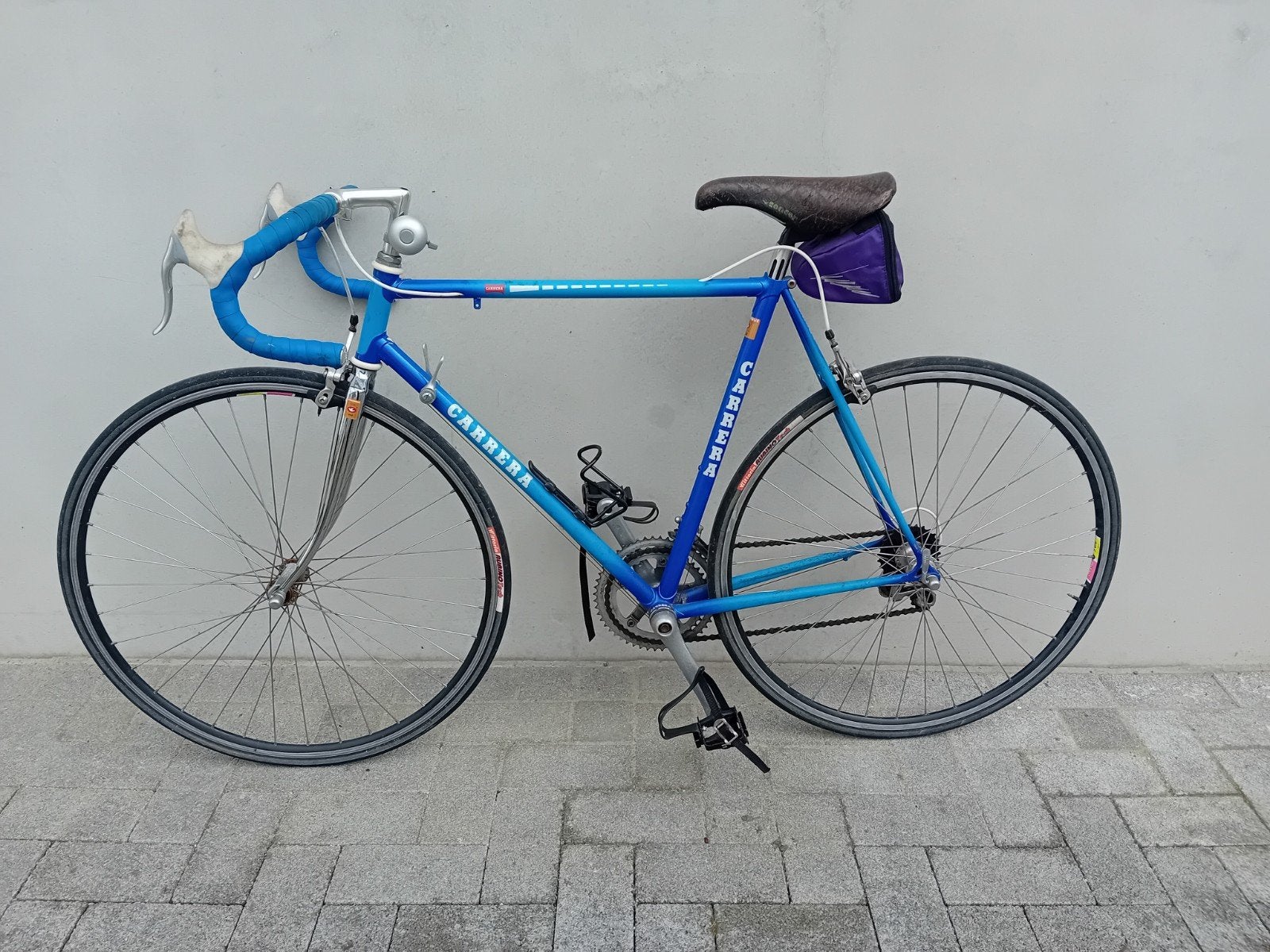 Retro Koersfiets Carrera staal 28inch 2x7speed maat 54cm🚴‍♂, 51 à 55 cm, Enlèvement, Frein sur jante, Oxford Sparta Batavus Norta gazelle Granville Sparta cube trek